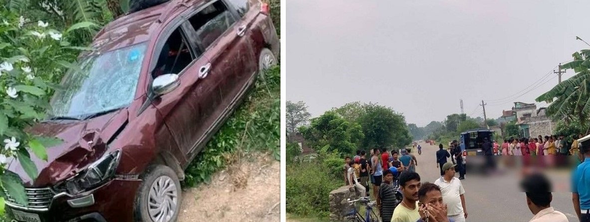 कपिलवस्तुमा कारको ठक्करबाट दुई महिलाको मृत्यु