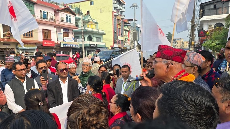 रुपन्देहीमा एमालेको घरदैलो अभियान तीव्र, विष्णु पौडेललाई युवादेखि ज्येष्ठसम्मको उत्साहपूर्ण स्वागत